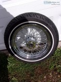 new harley wheel and tire