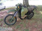 2000 Kawasaki KL650 HDT Rare Diesel Military Motorcycle