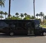 2012 BLACK FORD E450 CNG FUEL NEWLY CONVERTED LIMO BUS FOR SALE 