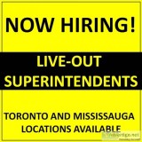 Live-Out Superintendent - Toronto and Mississauga