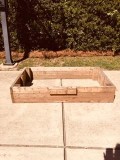 Raised Wood Gardner Box Frame
