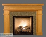 Custom built fire place mantles