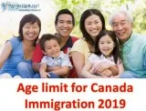 Age Limit for Canada Immigration