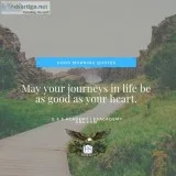 May Your Journeys in Life be as Good as Your Heart &ndash Certif