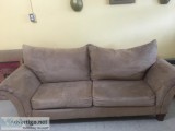 Light Brown Couch and Love Seat for sale