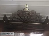 Antique Brass Fireplace set
