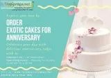 Order Exotic Cakes for Anniversary Online