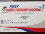 First Choice Pressure Washing