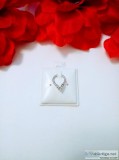 5 CZ Bendable CartilageTragus and Septum Ring