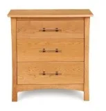Buy Copeland Monterey Three Drawer  Modern Monterey Drawer  Gray