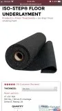 10mm 4 x 15 ISO-STEP FLOORING UNDERLAYMENT