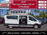 Used 2018 FORD TRANSIT WAGON 350 XLT 15 PASSENGER for Sale in Sa