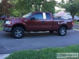 2005 Ford F150 XLT 4x4 Red Extended Cab