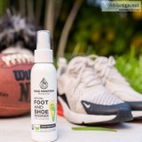 Foot and Shoe Deodorizer With Tea Tree Oil Natural Spray