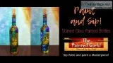 Sacramento Studio 128 Stained Glass Painted Bottles  Ages 21 and