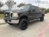 2006 FORD SUPER DUTY F-250 CREW CAB LARIAT 4WD FX4 OFFROAD LIFTE