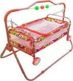 Jhula Baby s Bedding Crib Bassinet Cradle Swing with Mosquito Ne