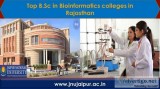 Top B.Sc in Bioinformatics Colleges in Rajasthan