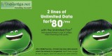 2 LINES UNLIMITED DATA FOR 80 A MONTH PLUS GET 2 FREE PHONES WHE
