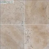 Tuscany Walnut 6x6 Tumbled Travertine Paver