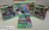 MEGA BLOKS TMNT LEO TURTLE BUGGY and 3 ACTION FIGURES-NEW