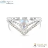 Moonstone Ring - Boundless Drop