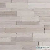 Winter Oak Peel And Stick Stacked Stone