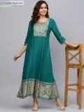 Rayon Kurtis For Winter  Rayon Kurti 2019  Lime Green Kurti For 