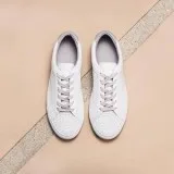 Wear the Classic Shop White Leather Sneakers From KOIO