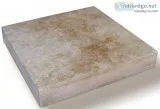 Tuscany Beige 8X8 Honed Unfilled Tumbled Paver