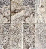 Silver Travertine Paver 6X12 Tumbled Travertine Paver