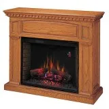 Classic Flame 33&quot Infrared Electric Fireplace w Oak Mantel
