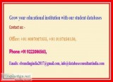 Grow your educational institution with our student databases