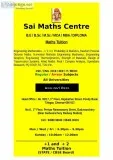SRM University Maths Tuiton in Chennai-Guduvanchery