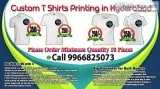 Customised T-Shirts Printing LOGO Design T-Shirts Printing in Hy