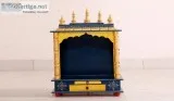 Beautiful Collection of Wooden Mandir in Indore Wooden Street