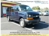 &zwj2011 CHEVROLET EXPRESS PASSENGER 250056K MILESAUTOMATIC &zwj
