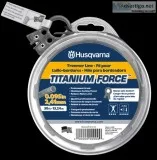 Husqvarna Titanium Force&trade Trimmer Line .095&quot x 50 