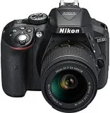 Nikon D5300 24.2MP Digital SLR Camera (Black) with AF-P 18-55mm 