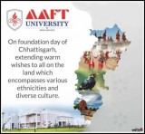 AAFT University Extends Warm Greetings to People of Chhattisgarh