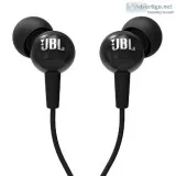 JBL C100SI In-Ear Headphones with Mic (Black)