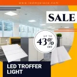 Buy Energy- efficient LED Troffer Light From LEDMyplace