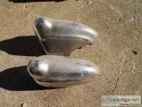 49 50 1949 1950 MERCURY PAIR BUMPER GUARDS CHROME LEAD SLED HOT 