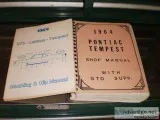 1964 Pontiac Tempest Shop Manual with GTO Supp. WITH GTO SUPP. M