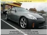 2005 NISSAN 350ZAUTOMATICCON VERTIBLELEATHERN ICE AND CLEAN