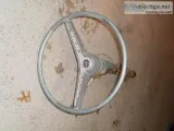 1962 Impala  SS Steering Wheel And STEERING COLUMN OEM 409 327 2