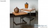 Shop Now Latest Wooden Nest of Tables in Mumbai  Wooden Street