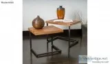 Shop Now Latest Wooden Nest of Tables in Mumbai  Wooden Street