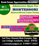 Admission Open for Montessori Nursery Course