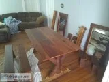 Table and benches